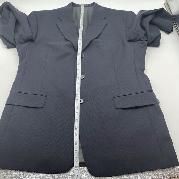KAA by Krizia x Dillard's Navy Suit Jacket Sz 42R - Picture 12 of 14